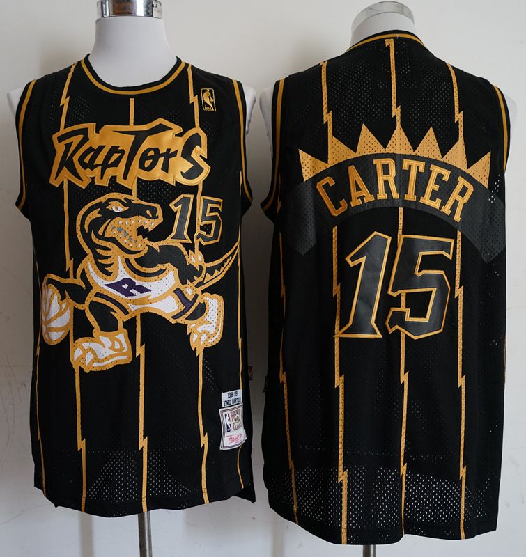 Men Toronto Raptors #15 carter Black Elite Nike NBA Jerseys